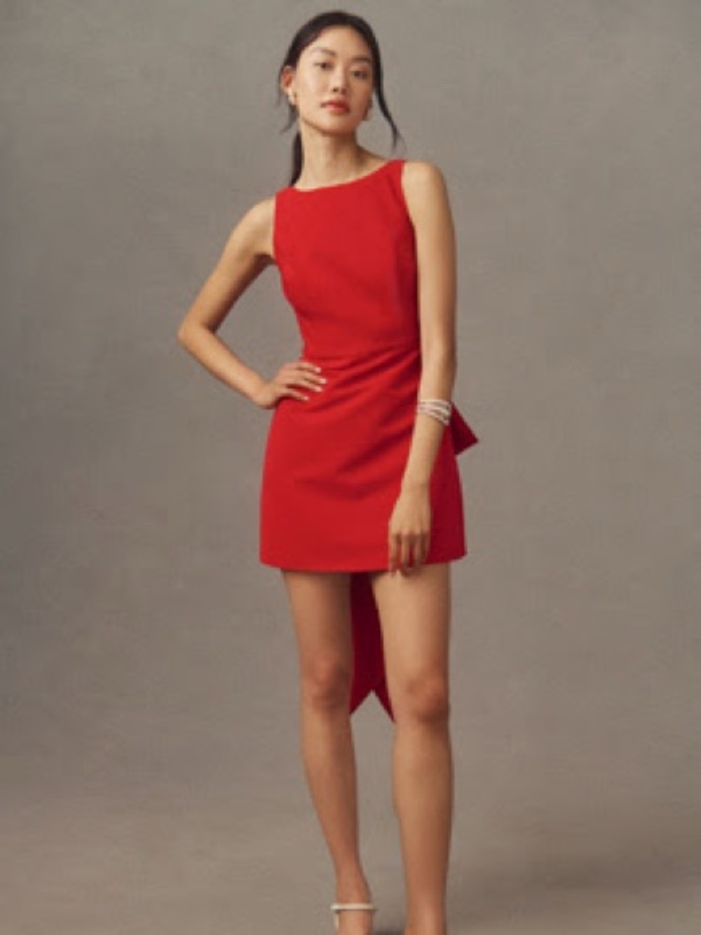 Anthropologie Babi Bow Mini Cocktail Dress